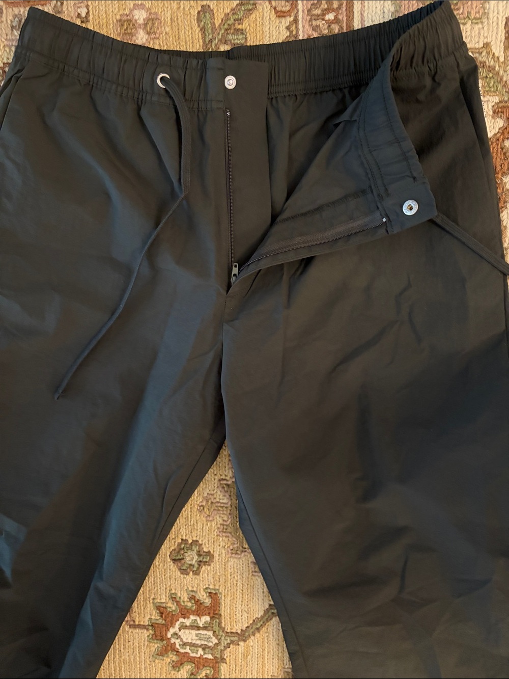 NWT- Djerf Avenue Sporty Wide-Leg Pants - Dark Green- Small ( Tall ) - Picture 10 of 10
